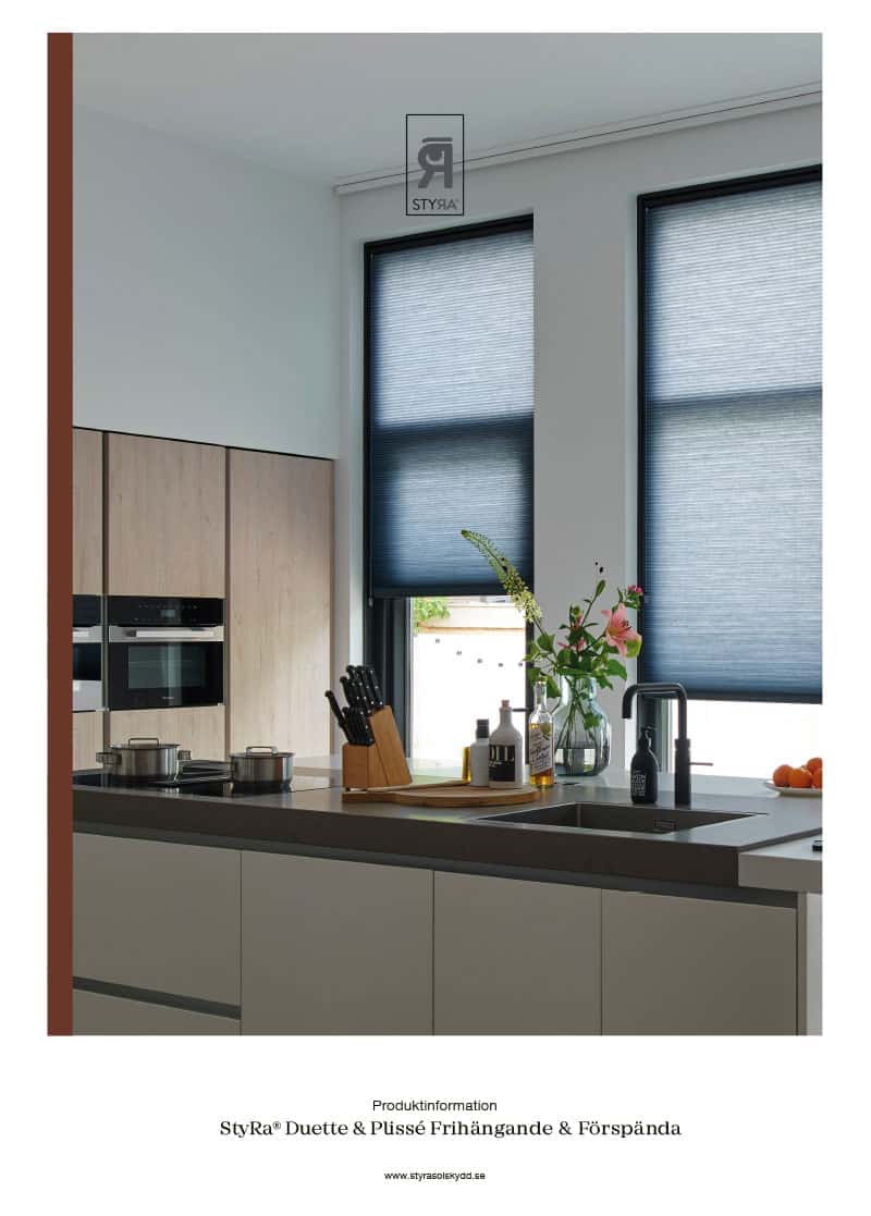 StyRa Duette & Plissé Frihängande Förspända