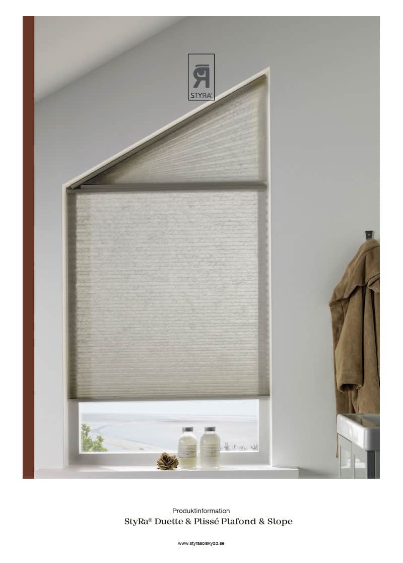 StyRa Duette & Plissé Plafond Slope